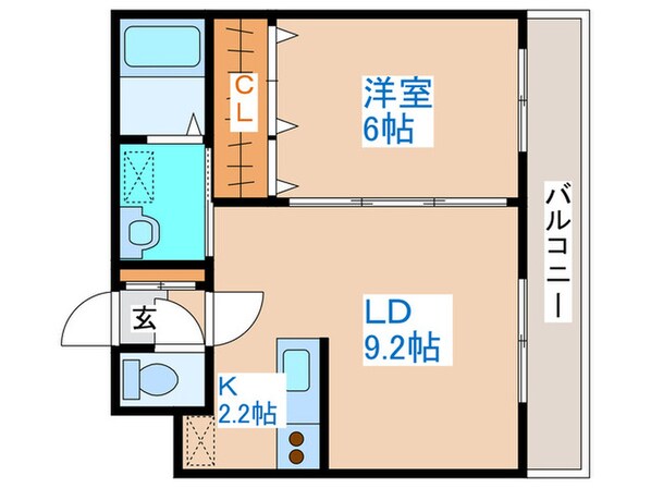 ラ・ポルトの物件間取画像